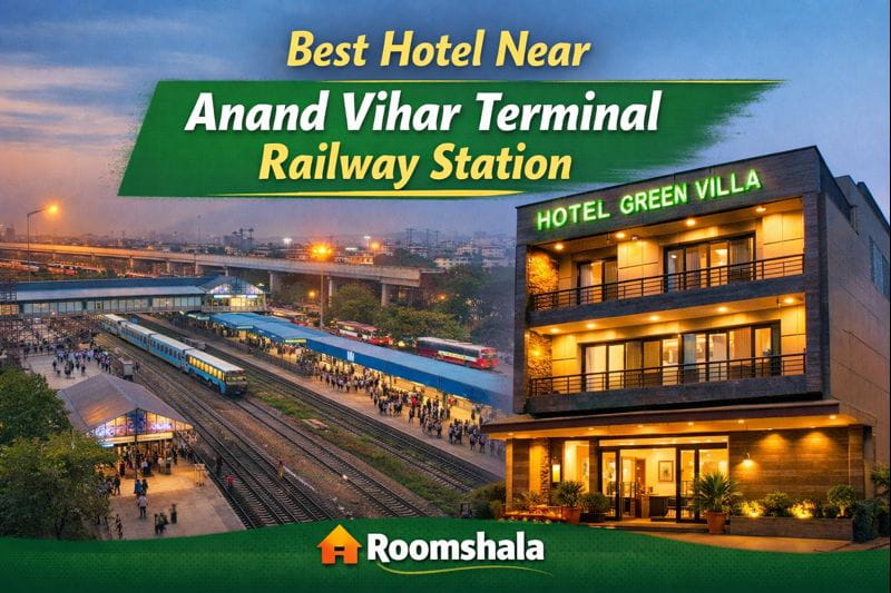 Hotel Green Villa - Budget Hotel Near Anand Vihar Terminal Railway Station